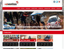 Tablet Screenshot of maseventos.com.ar