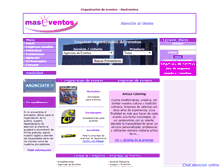 Tablet Screenshot of maseventos.com